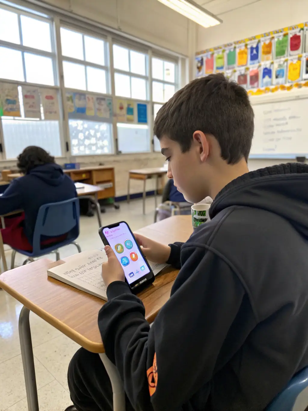 A screenshot of an educational chatbot interface, showing a student interacting with the chatbot to get answers to their questions about a lesson.