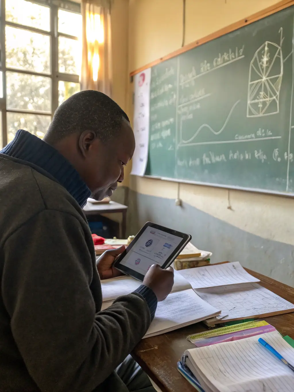 An AI-powered tool analyzing student performance data, providing insights for educators to tailor their instruction and improve student outcomes.